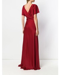 Robe de soirée rouge Alberta Ferretti