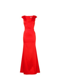 Robe de soirée rouge Zac Zac Posen