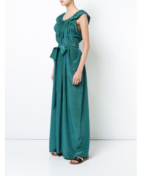 Robe de soirée verte Kalita