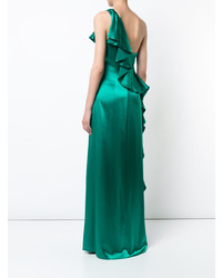 Robe de soirée verte Zac Zac Posen