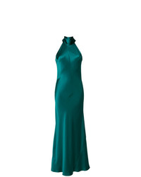 Robe de soirée verte Galvan