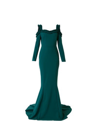 Robe de soirée verte Greta Constantine