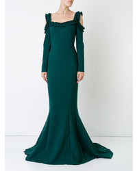 Robe de soirée verte Greta Constantine