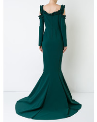 Robe de soirée verte Greta Constantine