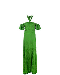 Robe de soirée verte Temperley London