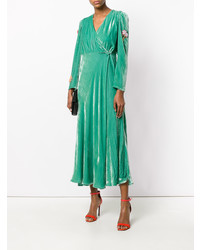 Robe de soirée verte Vivetta