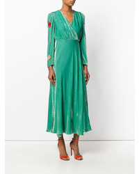 Robe de soirée verte Vivetta