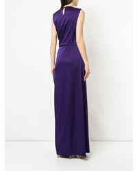 Robe de soirée violette Paule Ka