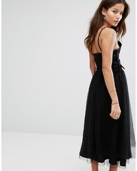 Robe de tulle noire Moon River