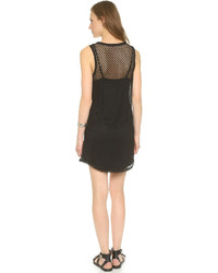 Robe débardeur en tulle noire BB Dakota