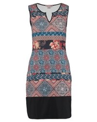 Robe décontractée à fleurs grise Anna Field