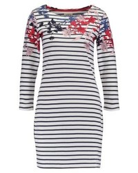 Robe décontractée à fleurs grise Tom joule