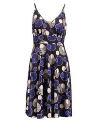 Robe décontractée á pois bleu marine Anna Field