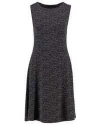 Robe décontractée á pois bleu marine Opus