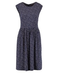 Robe décontractée á pois bleu marine s.Oliver