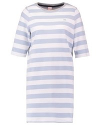 Robe décontractée à rayures horizontales violet clair Lacoste