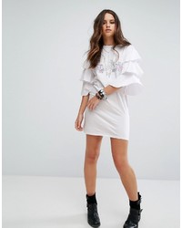 Robe décontractée blanche PrettyLittleThing