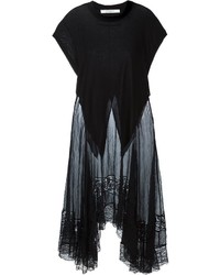 Robe décontractée en dentelle noire Givenchy