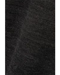 Robe décontractée en laine gris foncé