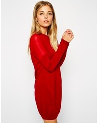 Robe décontractée en tricot rouge Asos
