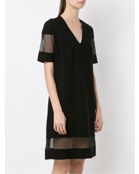 Robe décontractée en tulle noire Gloria Coelho