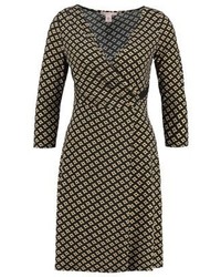 Robe décontractée imprimée marron foncé Anna Field