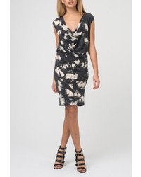 Robe décontractée imprimée marron foncé Religion