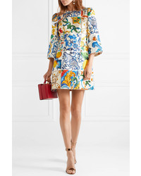 Robe décontractée imprimée multicolore Dolce & Gabbana