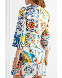 Robe décontractée imprimée multicolore Dolce & Gabbana