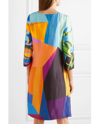 Robe décontractée imprimée multicolore Mary Katrantzou