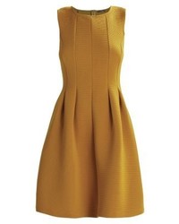 Robe décontractée moutarde KIOMI