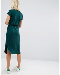 Robe décontractée vert foncé Asos