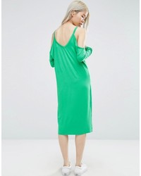 Robe décontractée verte Asos