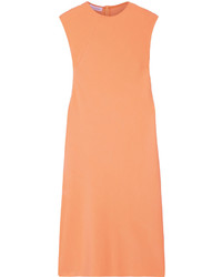 Robe découpée orange