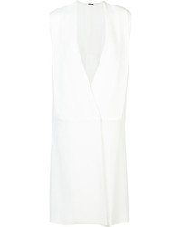 Robe drapée blanche ADAM by Adam Lippes