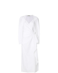 Robe drapée blanche ATTICO