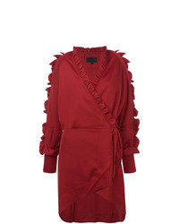 Robe drapée rouge Iil7