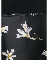 Robe droite à fleurs noire Blumarine