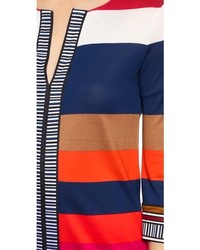 Robe droite à rayures horizontales multicolore Diane von Furstenberg