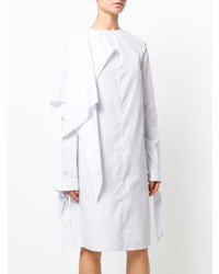 Robe droite à volants blanche Calvin Klein 205W39nyc