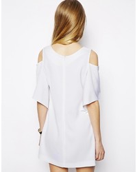 Robe droite blanche