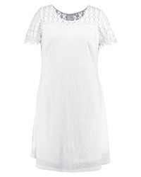 Robe droite blanche Junarose