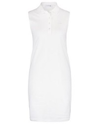Robe droite blanche Lacoste