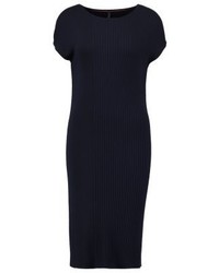 Robe droite bleu marine Benetton