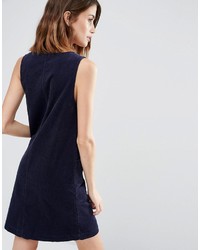 Robe droite bleu marine Warehouse