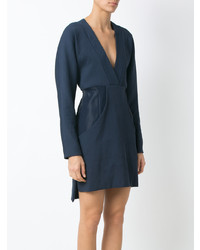 Robe droite bleu marine Olympiah