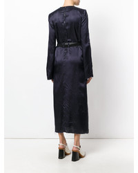 Robe droite bleu marine Maison Margiela