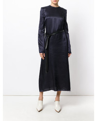 Robe droite bleu marine Maison Margiela