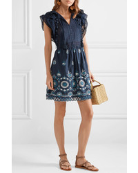 Robe droite bleu marine Sea