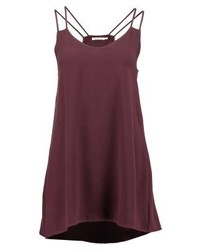 Robe droite bordeaux Double Agent